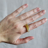 'Noï' Agaat Ring (US 9.5, 19.4mm)