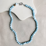 'Claire' Aquamarijn Ketting