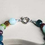 'Lara' Edelsteen Armband met Amazoniet en Jade