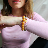 'Coco' Gele Jade Armband