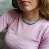 'Mabel' Heldere Apatiet Ketting