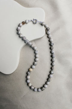 Duurzame maifan mineraal ketting, handgemaakte sieraden