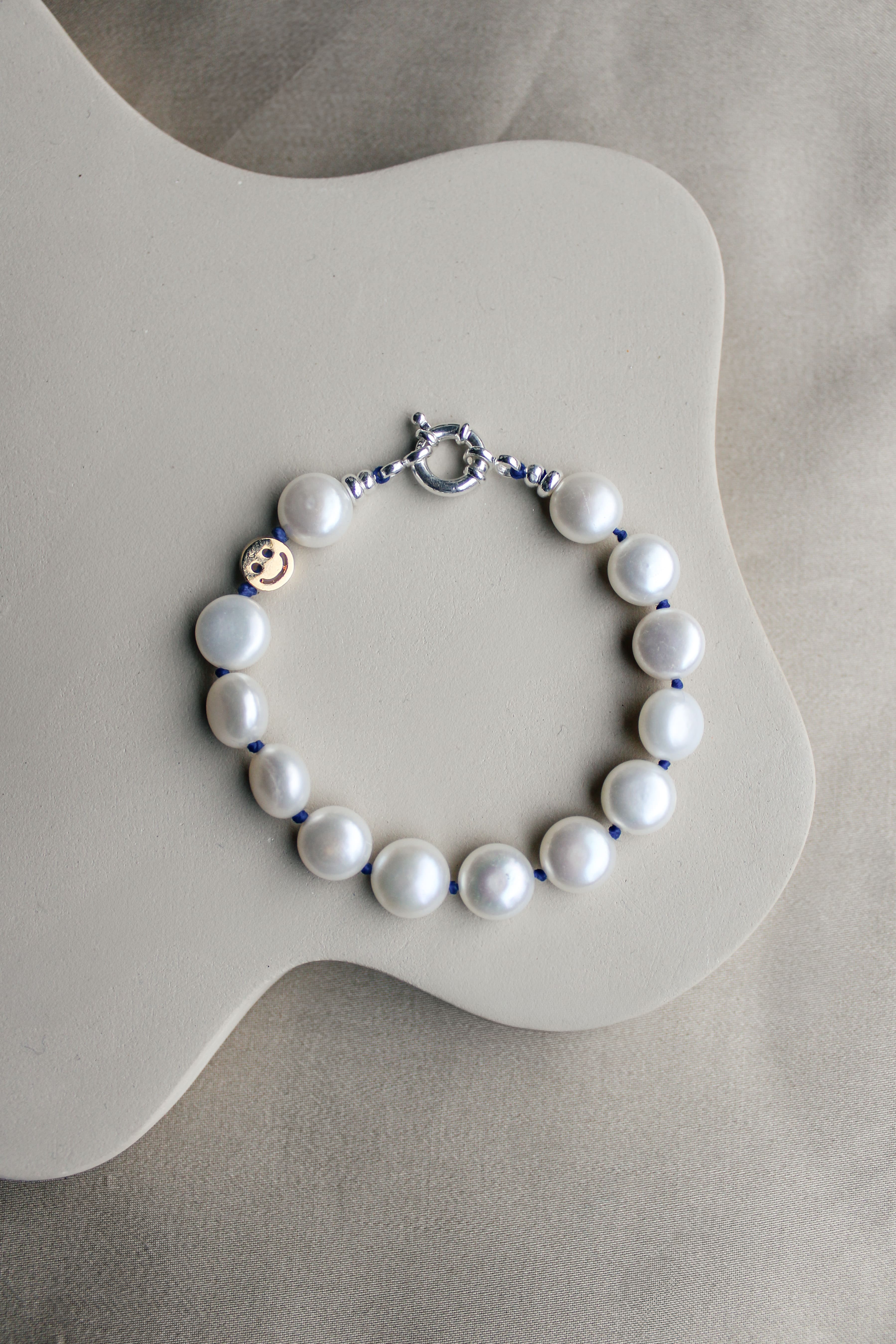 Duurzame parel armband, handgemaakte sieraden