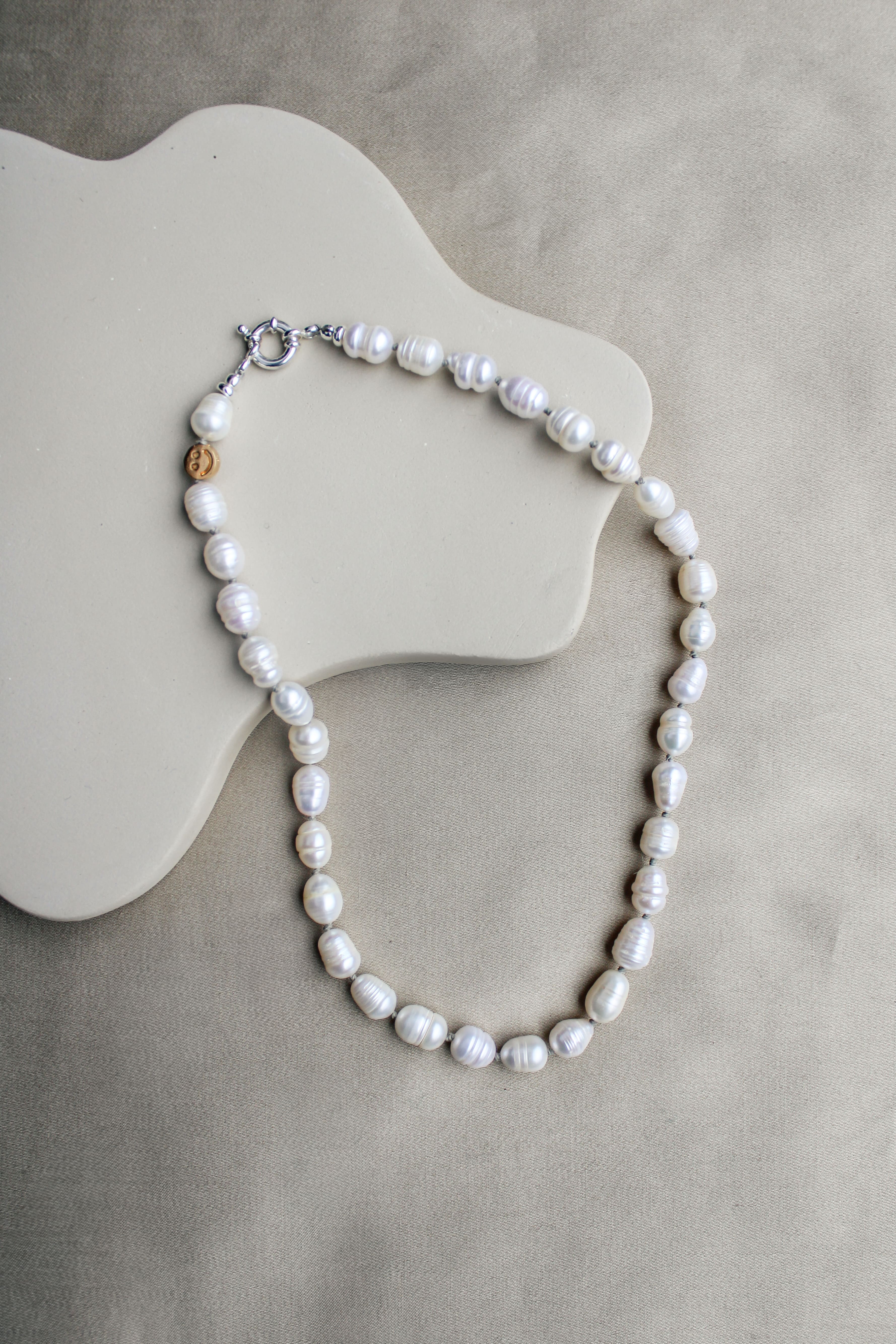 Duurzame parelketting, handgemaakte sieraden