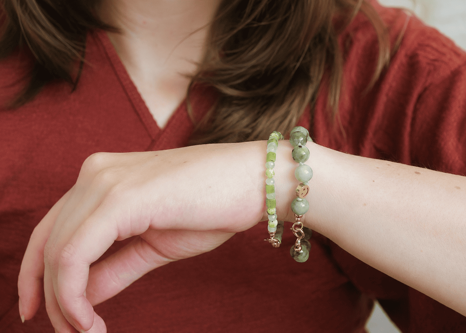 Edelsteen armband 'Daphne'