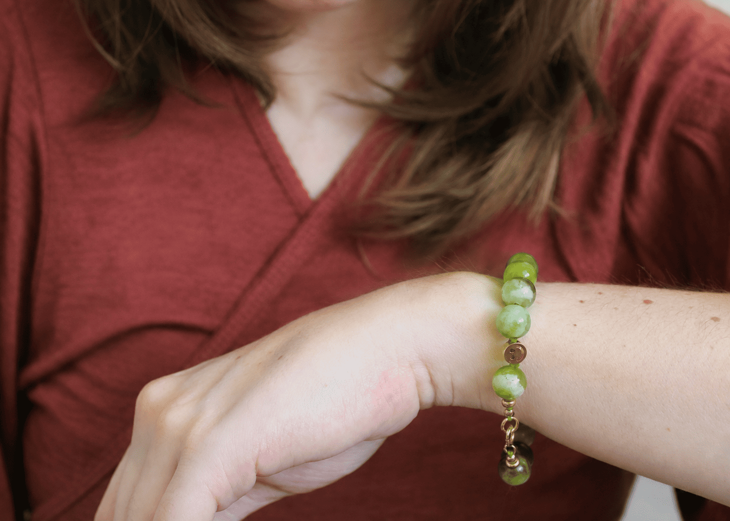 Jade armband 'Josie'