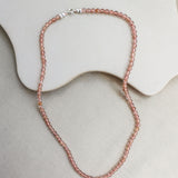Aardbeienkwarts ketting 'Flore'