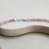 Aardbeienkwarts ketting 'Flore'