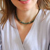 'Mabel' Afrikaanse Turkoois Ketting