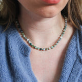 Tree Agate necklace 'Inès'