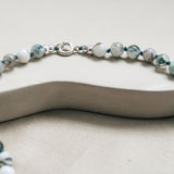 Tree Agate necklace 'Inès'