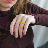 'Gioia' Agate Ring (US 6.5, 16.9mm)