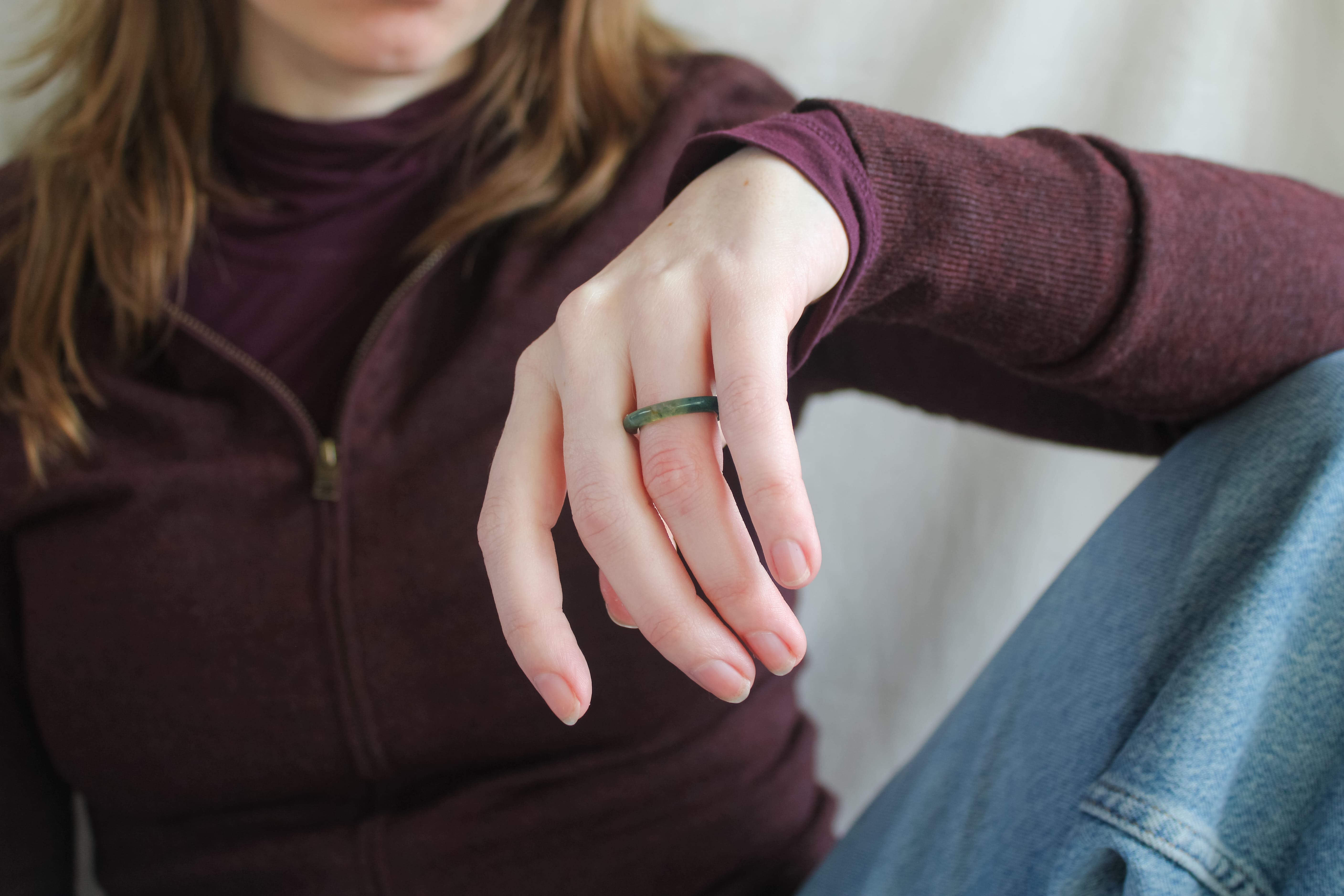 'Jildou' Agaat Ring (US 7, 17.3mm)