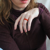 'Noor' Agaat Ring (US 6.5, 16.9mm)