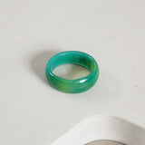 'Zoey' Agaat Ring (US 8.5, 18.6mm)