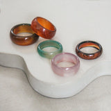 'Stella' Agaat Ring (US 8, 18.2mm)