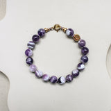 Amethyst bracelet 'Emma'