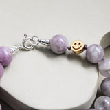 Amethist en lepidoliet armband 'Josie'