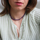 'Mabel' Amethist Ketting