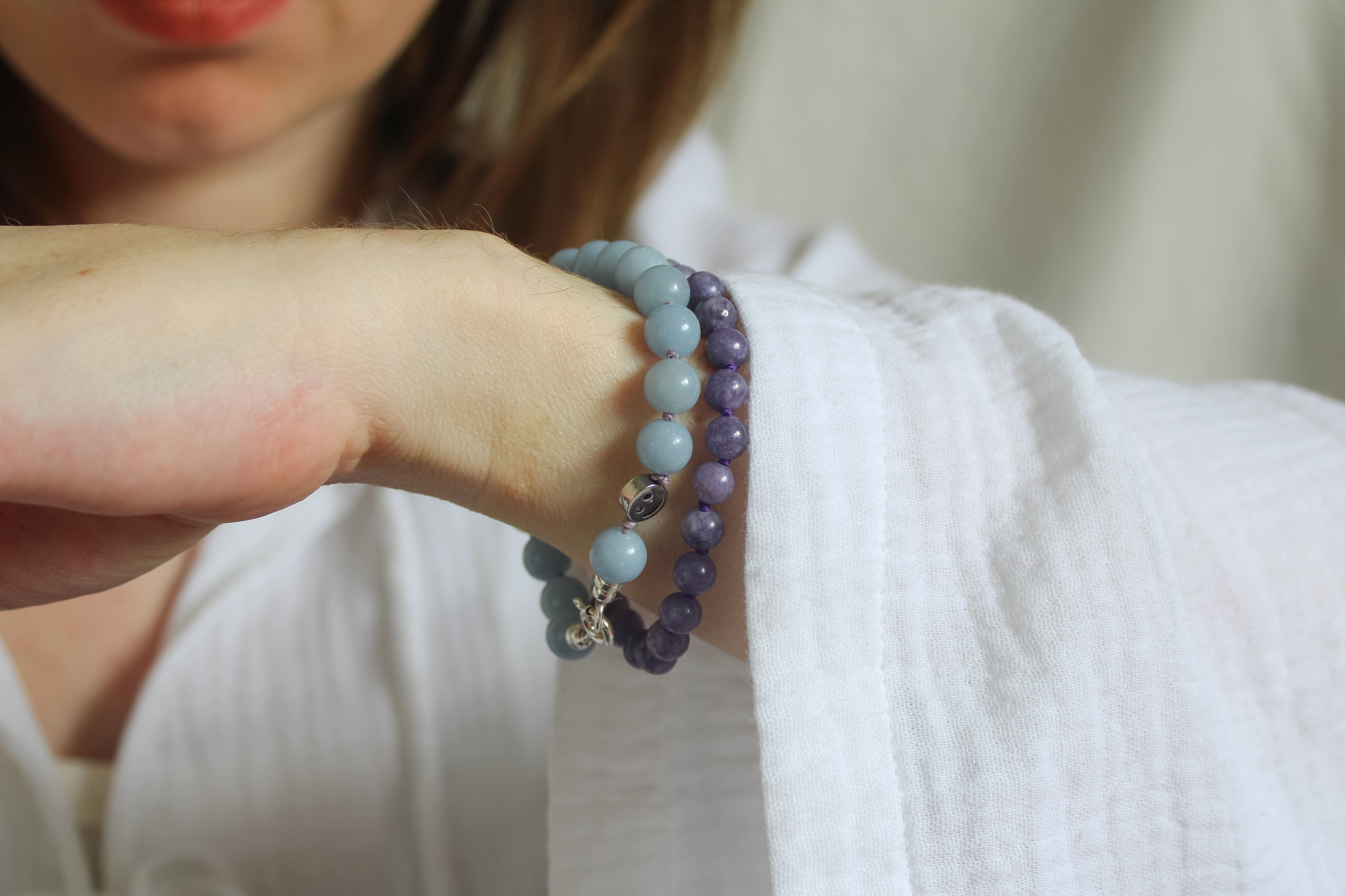 Anhydriet armband 'Inès'