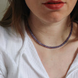 Anhydriet ketting 'Flore'