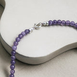 Anhydriet ketting 'Flore'