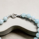 Aquamarijn armband 'Inès'