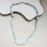 Aquamarijn ketting 'Ines'