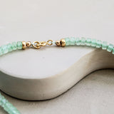 Aventurijn ketting 'Reggie'