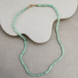 Aventurijn ketting 'Reggie'
