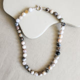 'Ella' Bamboe Agaat Ketting