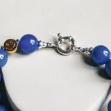'Julie' Blauwe Agaat Armband