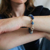 'Celia' Blauwe Aventurijn Armband