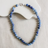 'Ella' Blauwe Aventurijn Ketting
