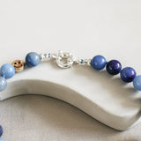 'Ella' Blauwe Aventurijn Ketting