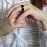 'Aurelie' Blauwe Goudsteen Ring (US 7, 17.3mm)