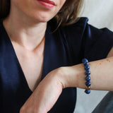 'Julie' Blauwe Jaspis Armband