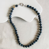 'Zephyr' Blauwe Obsidiaan Ketting