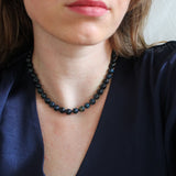 'Zephyr' Blauwe Obsidiaan Ketting
