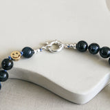 'Zephyr' Blauwe Obsidiaan Ketting
