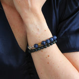 'Julie' Blauwe Jaspis Armband