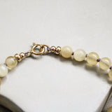 Gele calciet armband 'Inès'