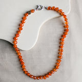 'Lily' Carneool Ketting