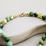 Chrysopraas ketting 'Anne'