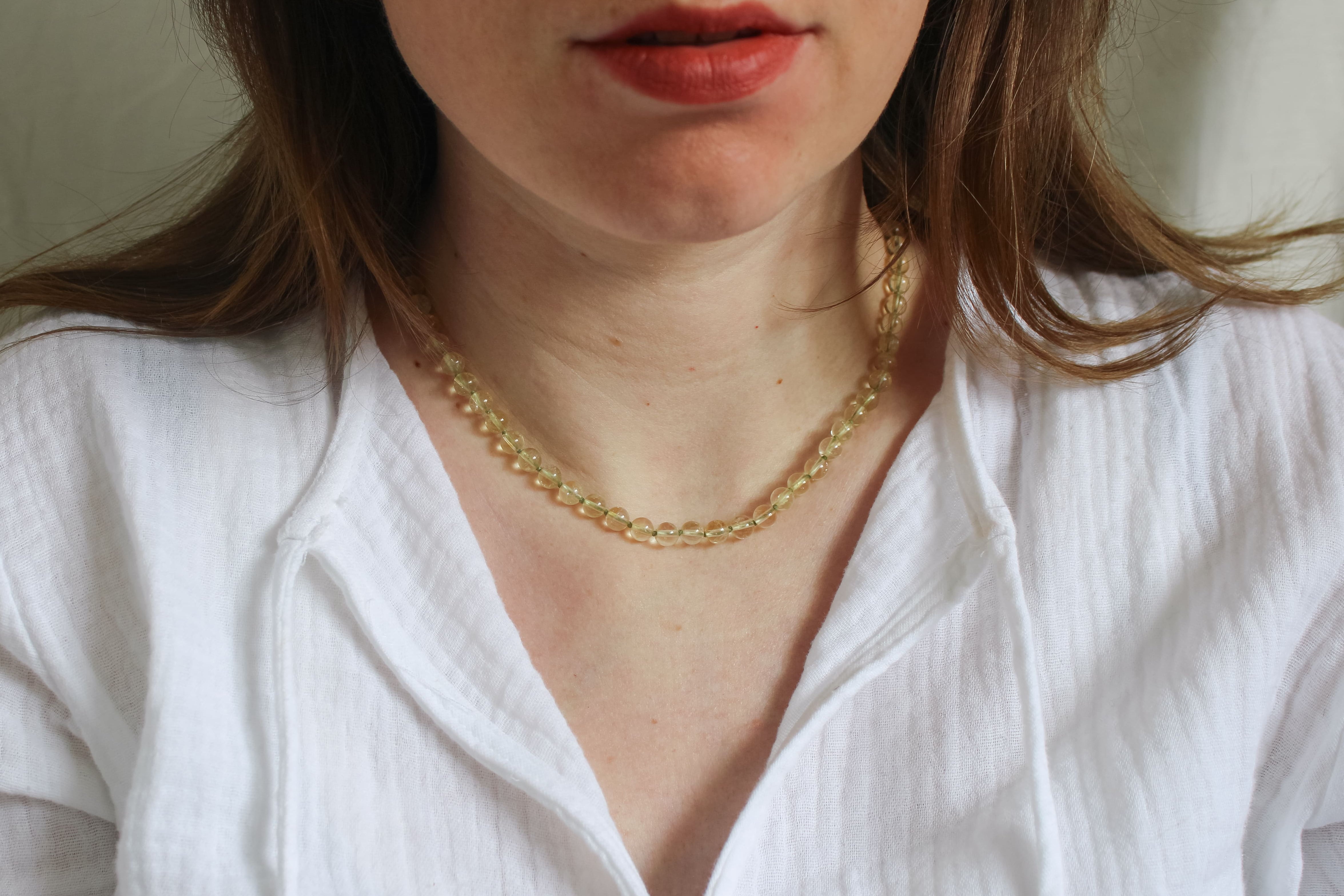 Citrien ketting 'Anne'