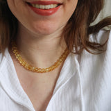 Citrien ketting 'Camille'