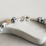 'Ella' Dalmatiër Jaspis Ketting