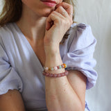 'Abby' Edelsteen Armband