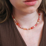 Edelsteen ketting 'Calla'