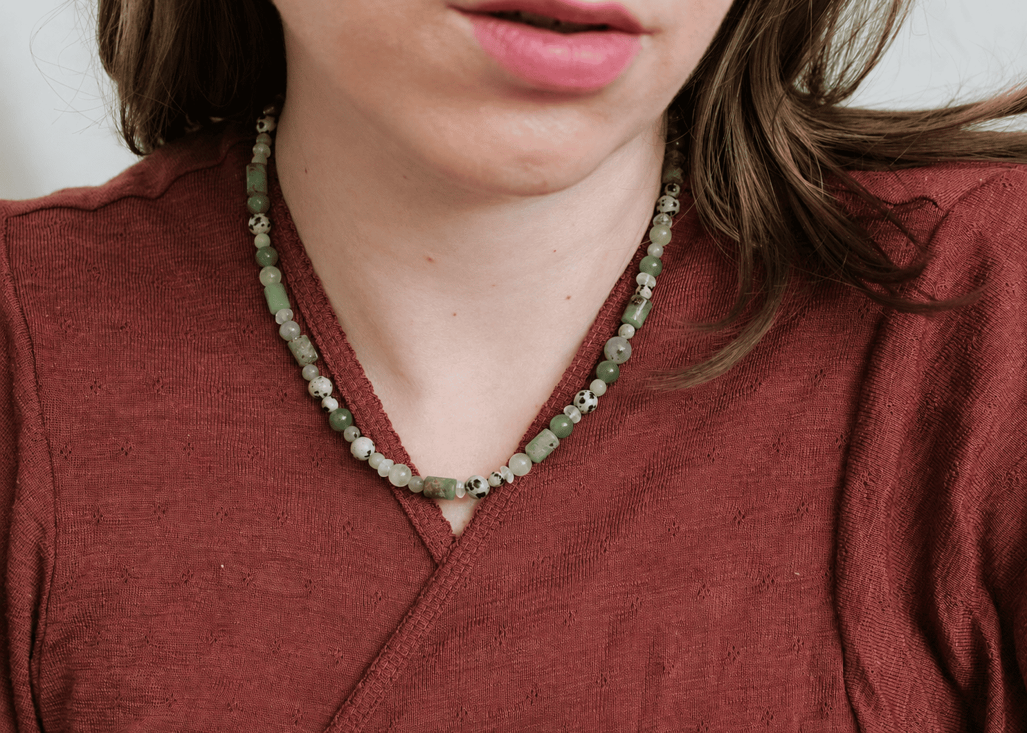 Edelsteen ketting 'Gaia'